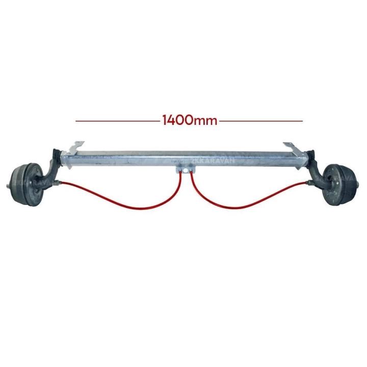 Al-Ko 750Kg 4x100 1400mm Torsiyonlu Frenli Dingil