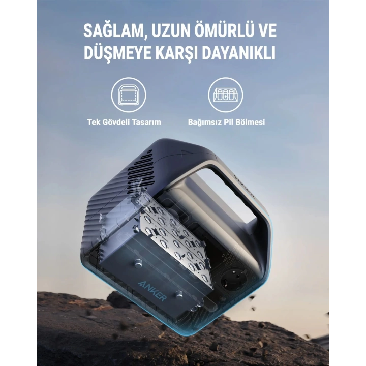 Anker 521 Powerhouse 256W Taşınabilir Şarj İstasyonu