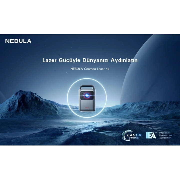 Anker Nebula Cosmos Laser 4K Akıllı Taşınabilir Projeksiyon Cihazı