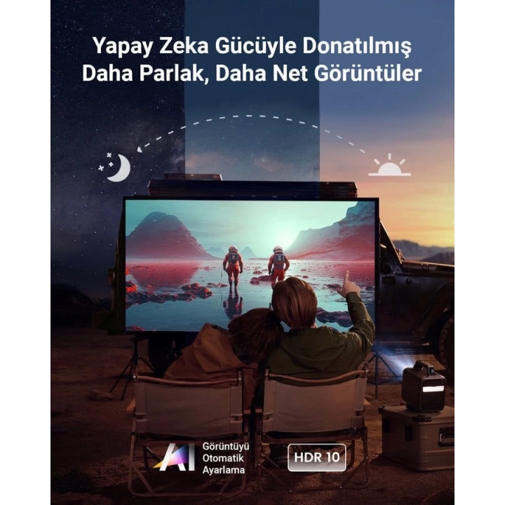 Anker Nebula Mars 3 Akıllı Taşınabilir WiFi Kablosuz Projeksiyon Cihazı