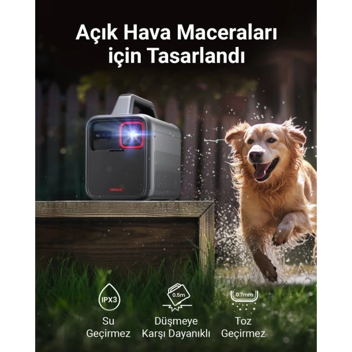 Anker Nebula Mars 3 Akıllı Taşınabilir WiFi Kablosuz Projeksiyon Cihazı
