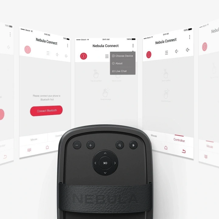 Anker Nebula Mars II Pro Akıllı Taşınabilir WiFi Kablosuz Projeksiyon Cihazı TV Box