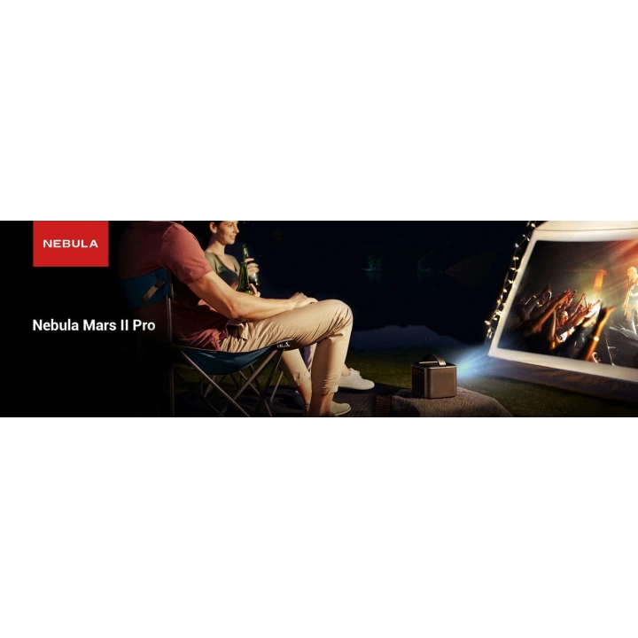 Anker Nebula Mars II Pro Akıllı Taşınabilir WiFi Kablosuz Projeksiyon Cihazı TV Box