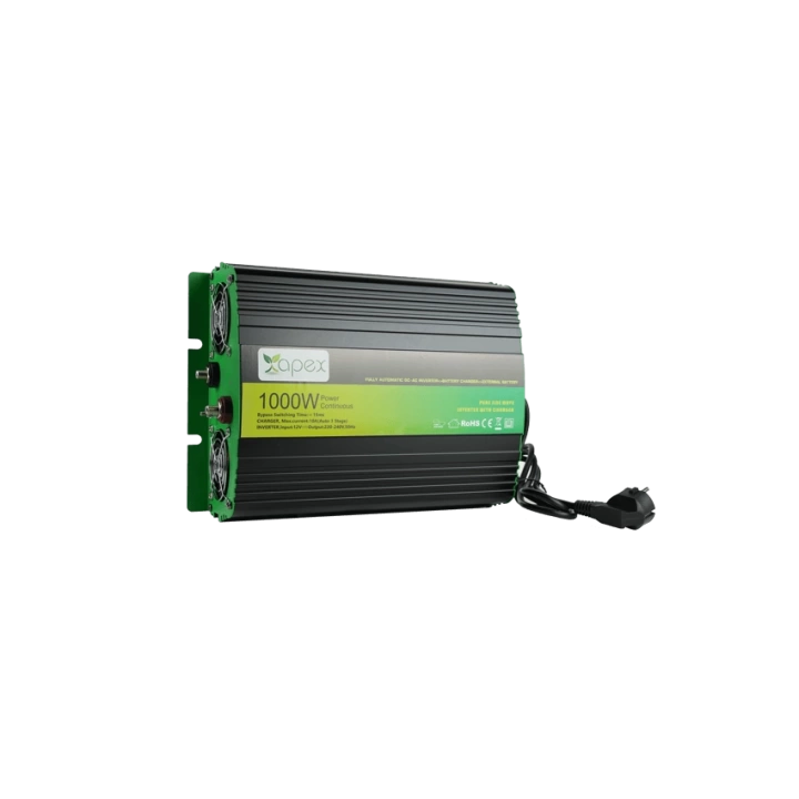 Apex NPS Serisi Tam Sinüs Şarjlı İnverter 1000W/12V