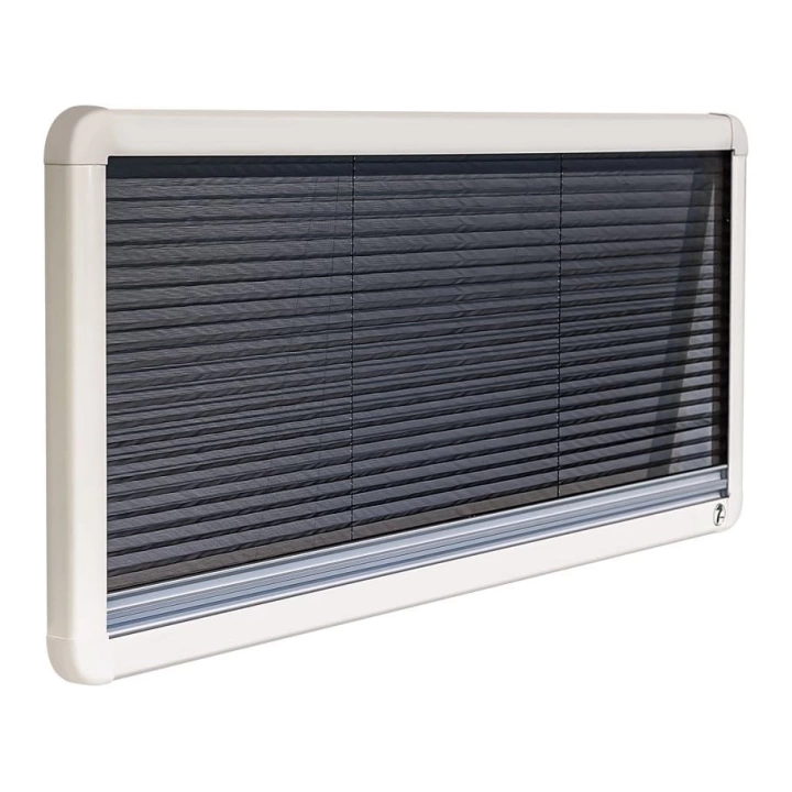 Berhimi 45x110 Amortisörlü Karavan Penceresi (Sineklikli Güneşlikli)