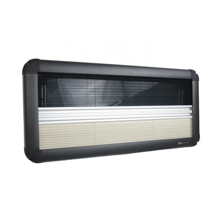 Berhimi 50x120 Amortisörlü Karavan Penceresi (Sineklikli Güneşlikli)