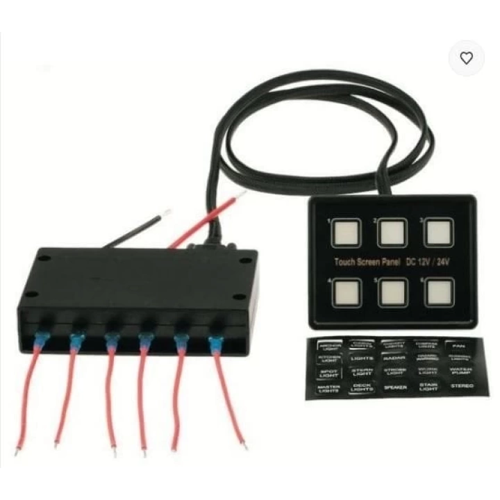 BFY DOKUNMATİK SWITCH PANEL 6LI