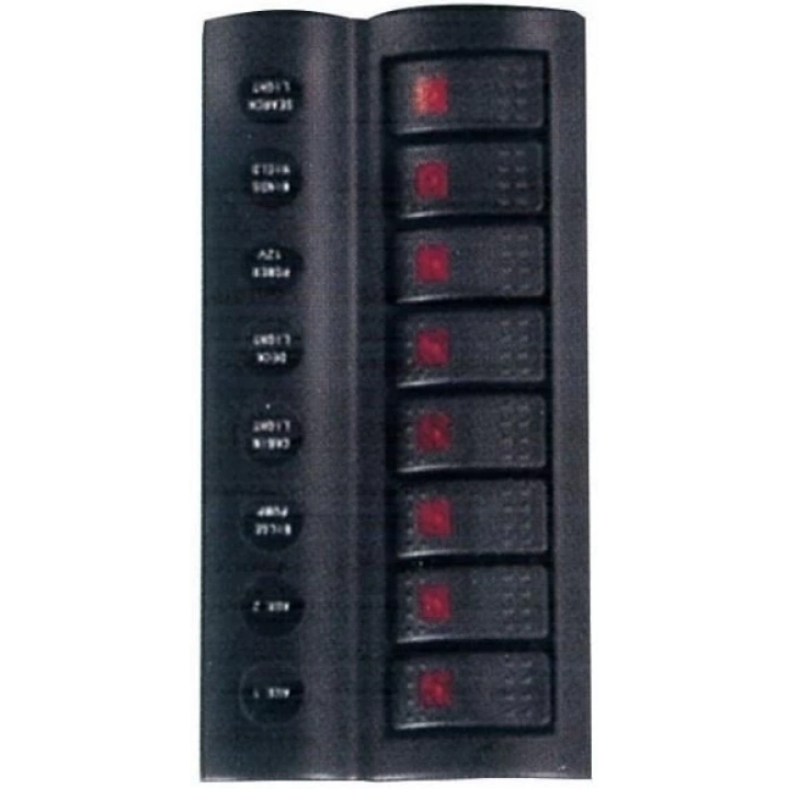 Bfy Switch Panel Otomatik Sigortalı Işıklı - B.S 8li
