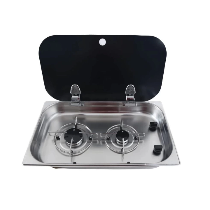 Cam Kapaklı Çiftli Gömme Ocak- FSM 3450