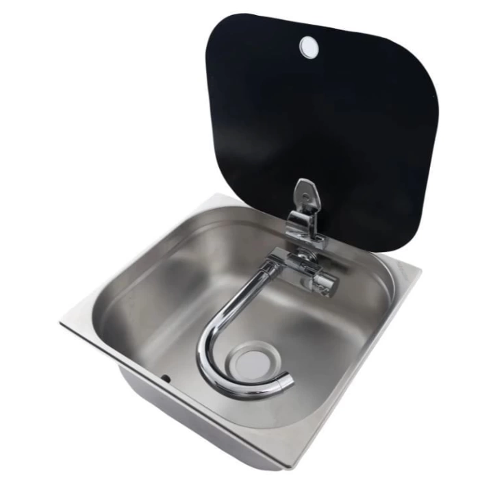 Cam Kapaklı Dikdörtgen Evye – FSM 3426