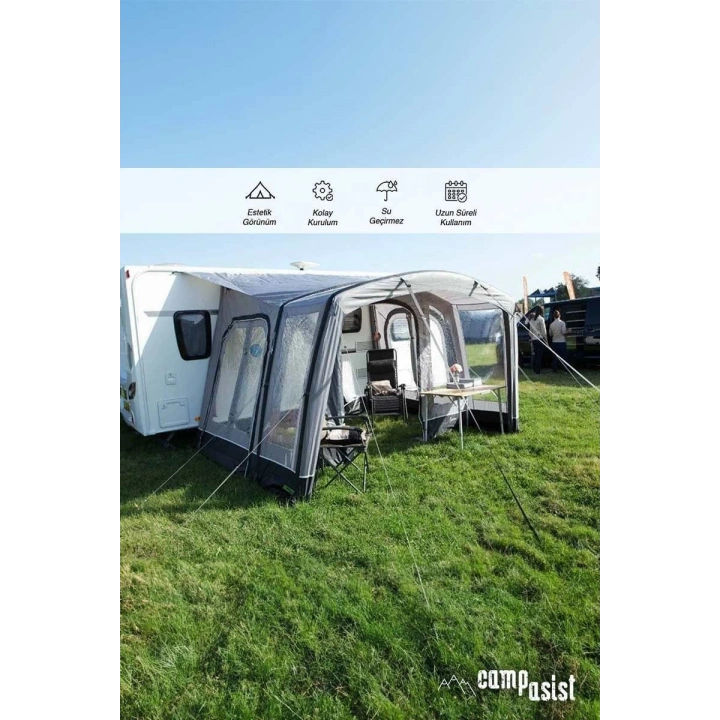 Campasist AIR-400K1 Çift Bölmeli Karavan Tentesi 400x330x235