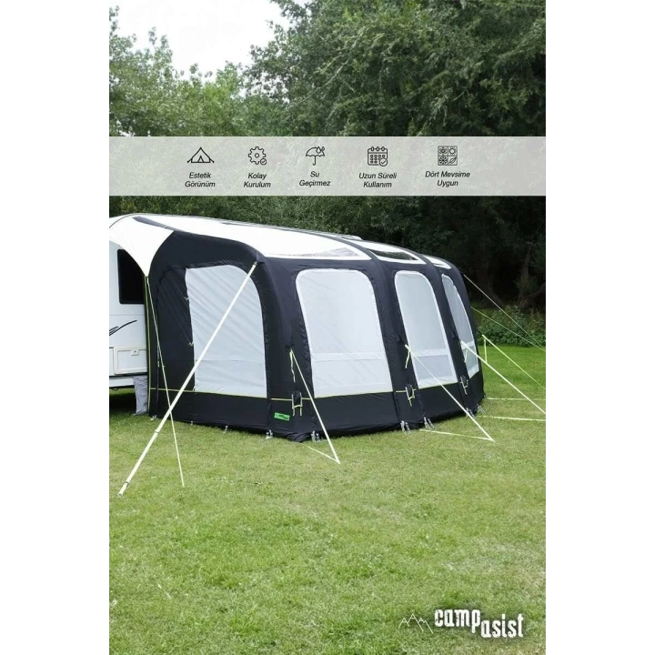 Campasist Air-420K SkyWindow Havalı Karavan Tentesi 420x280x235 + Karavan Eteği