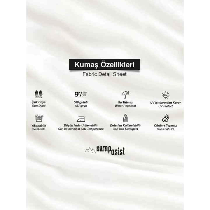 Campasist Yeni Model Fitilli Karavan Eteği - 6 Metre