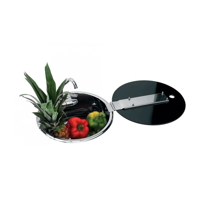 Can Cam Kapaklı Oval Eviye