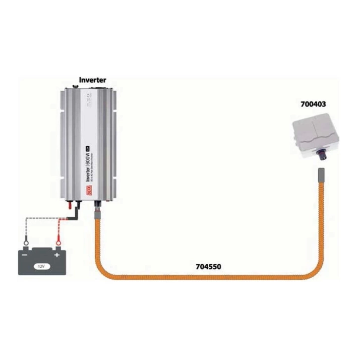 DEFA 300W Tam Sinüs 12V Inverter