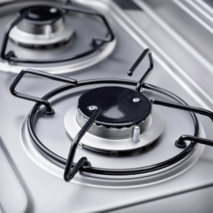 Dometic MO 9722L Cam Kapaklı 2 Gözlü Ocak + Evye Kombinasyonu