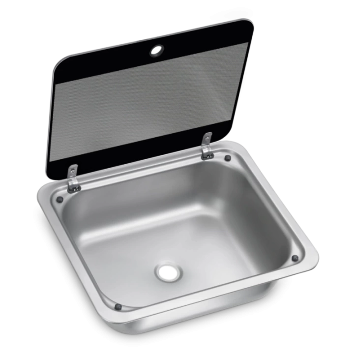 Dometic SNG 4133 Bulaşıklıklı Cam Kapaklı Eviye