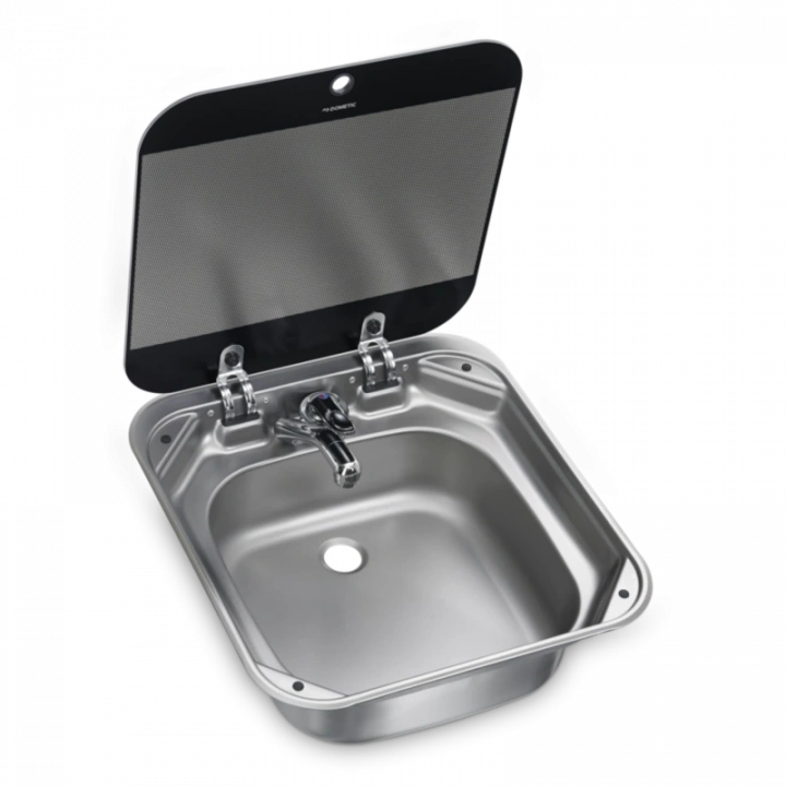 Dometic SNG 4244 Cam Kapaklı Kare Eviye