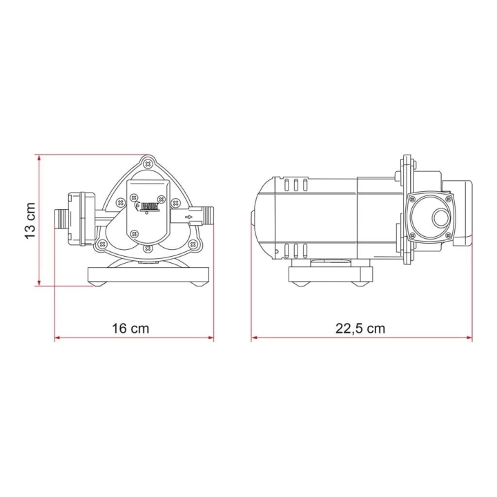 Fiamma AQUA 8 Hidrofor 10 LT 12V