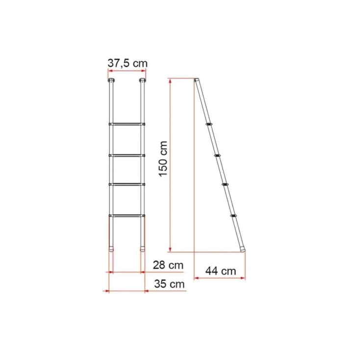 Fiamma Deluxe 4B – 4 Adımlı Merdiven