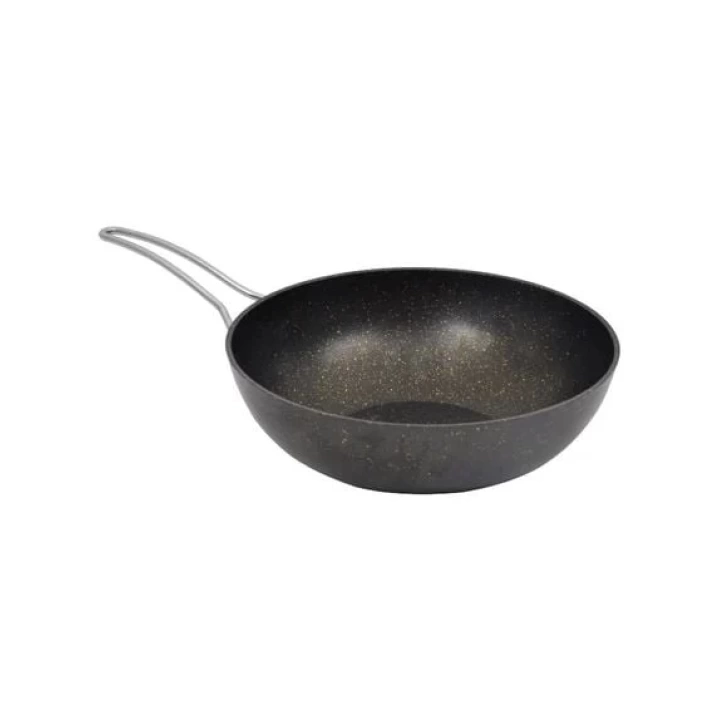 Granit Döküm Wok Tava 28cm