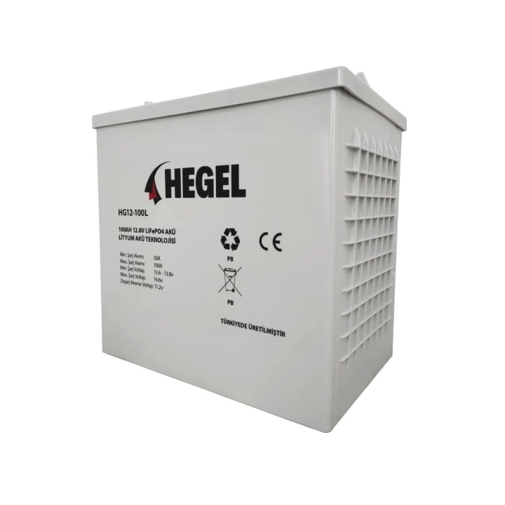 Hegel 100 Amper 12V Lityum Akü