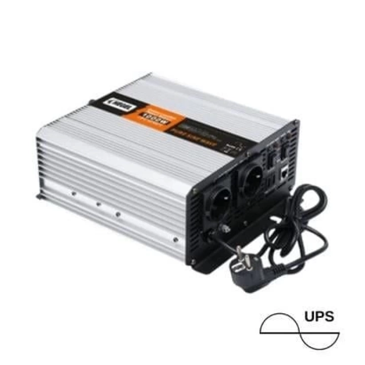 HEGEL 12V 1000W Tam Sinüs İnverter AC 220V Şarjlı