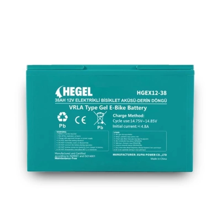 Hegel 25Ah 12V Elektrikli Bisiklet Aküsü