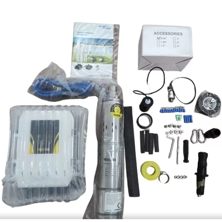 Hegel Solar Dalgıç Pompa DC 4, 48V 750W 15,5A