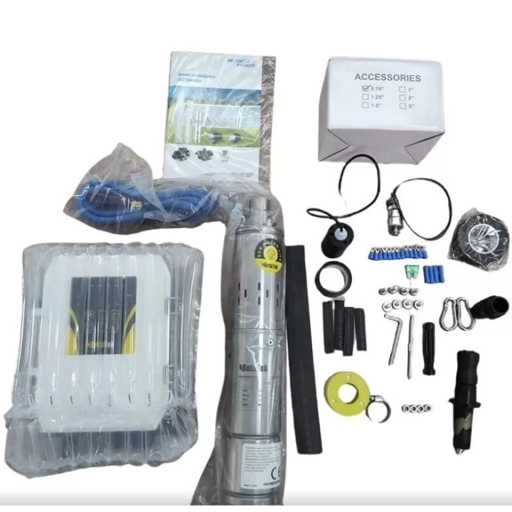 Hegel Solar Dalgıç Pompa DC 4, 72V 1100W 15,5A