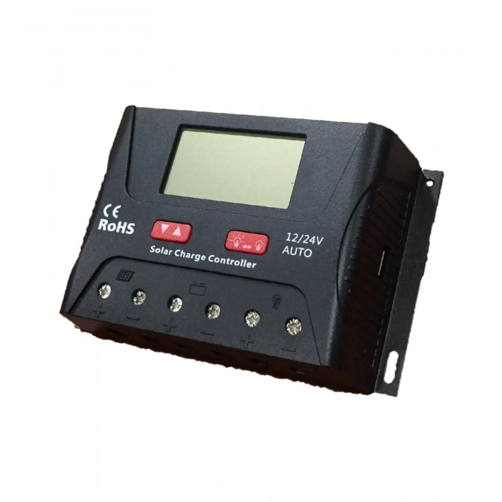 HP2430 12/24V 30A PWM Solar Charge Controller