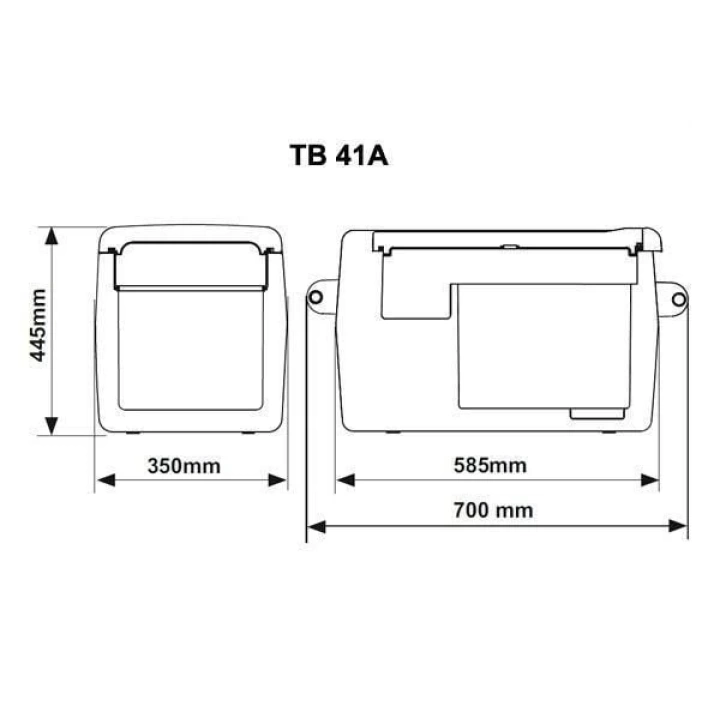 İndel B TB41A Travel Box Portatif 12-24V Araç Buzdolabı