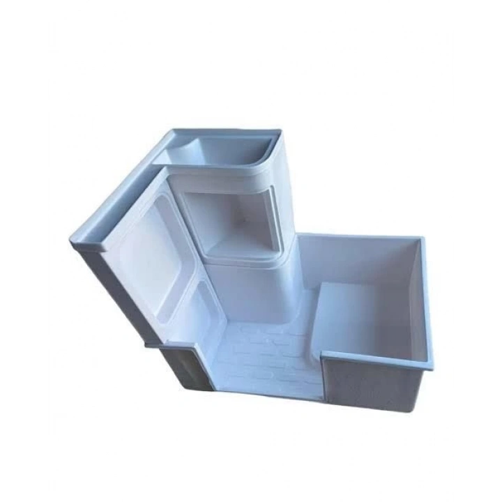 Karavan Banyo Duş Teknesi Seti 75x110 Lavabo, Dolap, Duş Teknesi