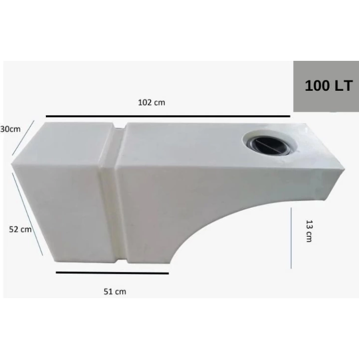 Karavan Su Deposu 100 Lt Teker Üstü