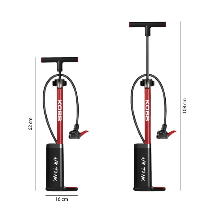 KOBB KB3256D 87 PSI Dijital Basınç Göstergeli Taşınabilir El Pompası