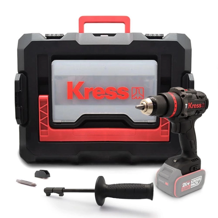 Kress KUC33.91 20Volt 95Nm Kömürsüz Profesyonel Şarjlı Darbeli Matkap (Akü Dahil Değildir)
