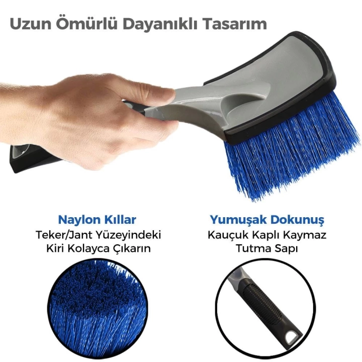 Michelin MC3509 Oto Lastik ve Jant Yıkama Fırçası