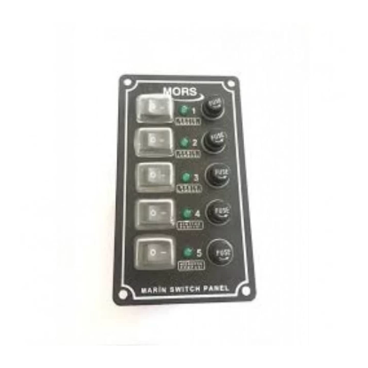 Mors 5’li Switch Panel - Dikey
