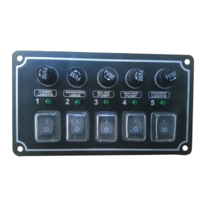 Mors 5’li Switch Panel - Yatay