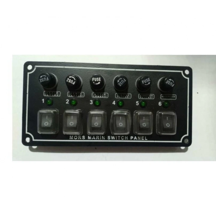 Mors 6’lı Switch Panel - Yatay