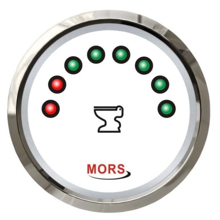 Mors Dijital Atık Su Göstergesi Beyaz