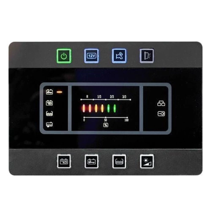 PC180 Kontrol Panel / Şarjlı 22A+10lu Sigorta Kutusu