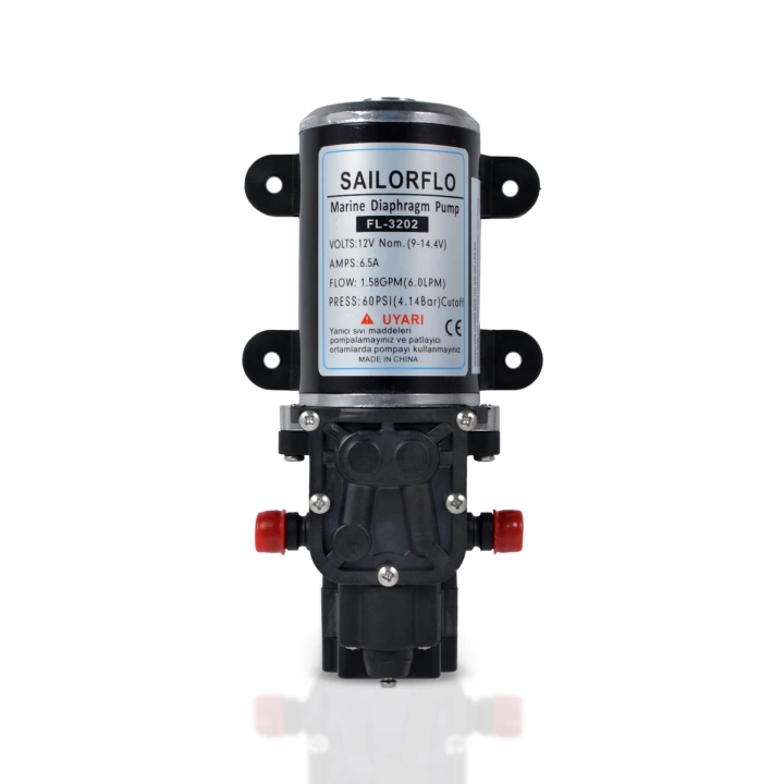 Sailorflo Hidrofor Su Pompası Diyafram 6LT/DK. 12V 60 PSİ 4.14 BAR