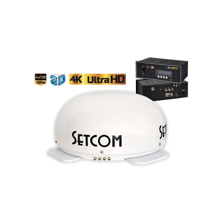 Setcom STC 324 Mobil Uydu Anteni Multi Output (2-4 Çıkış, Yeni Nesil 4K)