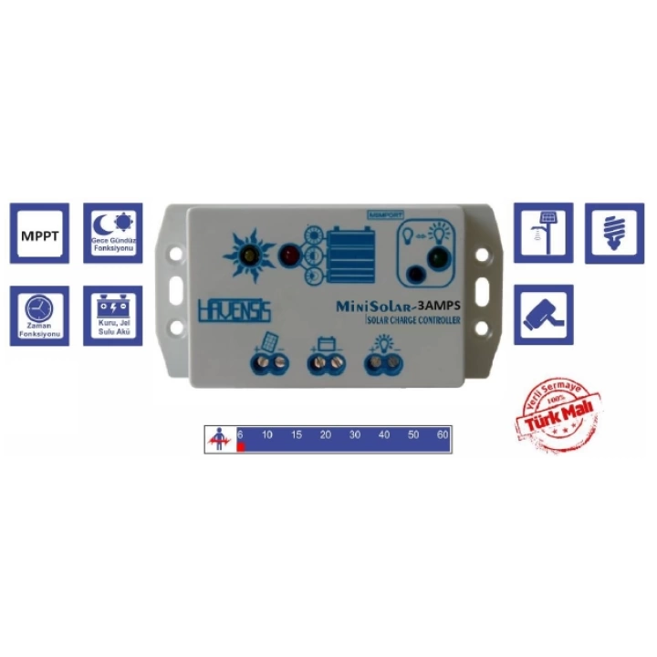 Solar-3AMPS – 30|3 12V 3A
