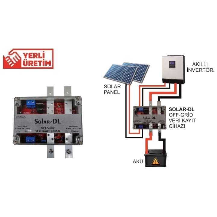 Solar Datalogger Solar-DL Offgrid Veri Kayıt Cihazı