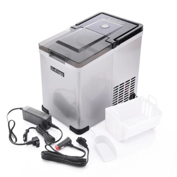 U-Frigo Marin/Karavan Buz Makinesi 12Kg/Gün (12V-24V-220V, 60W) -0210