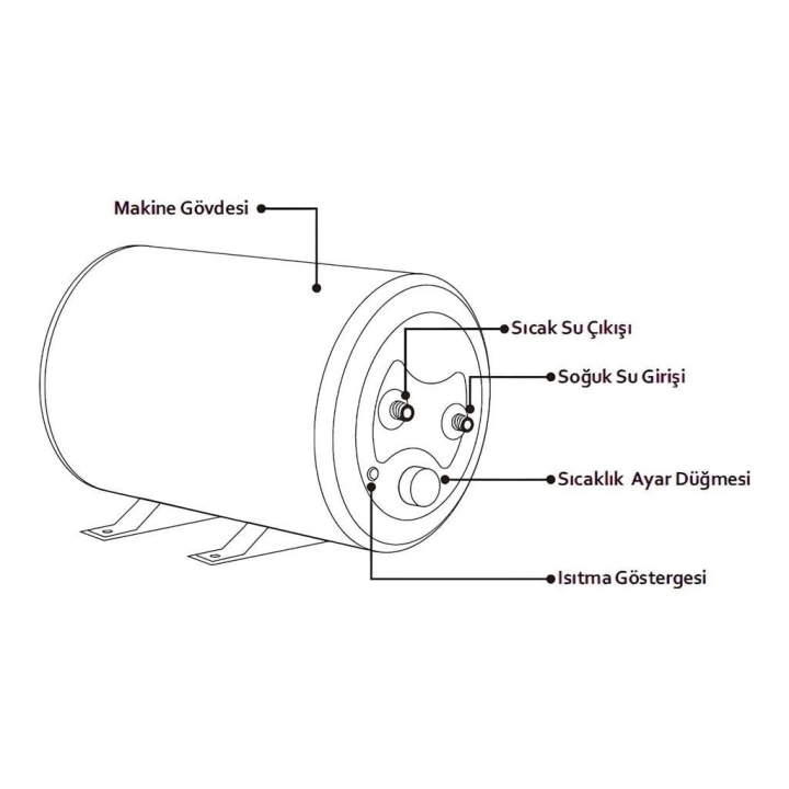 Werd 12V Su Isıtcısı E-Boiler