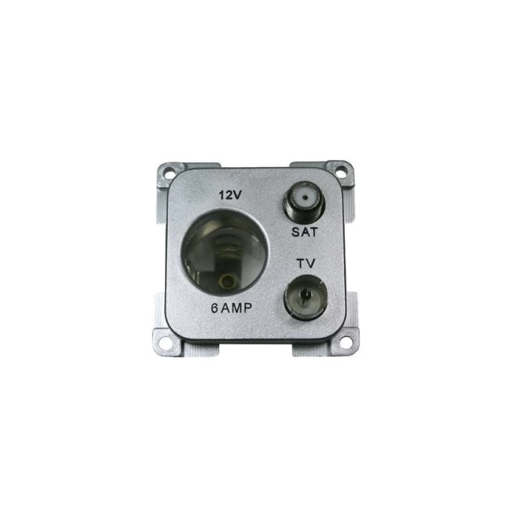 Westacc Çok Fonksiyonlu 12V Priz (Gümüş)