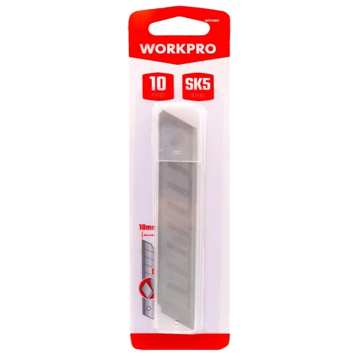 WORKPRO WP212002 18MM 10’Lu Maket Bıçağı Yedeği